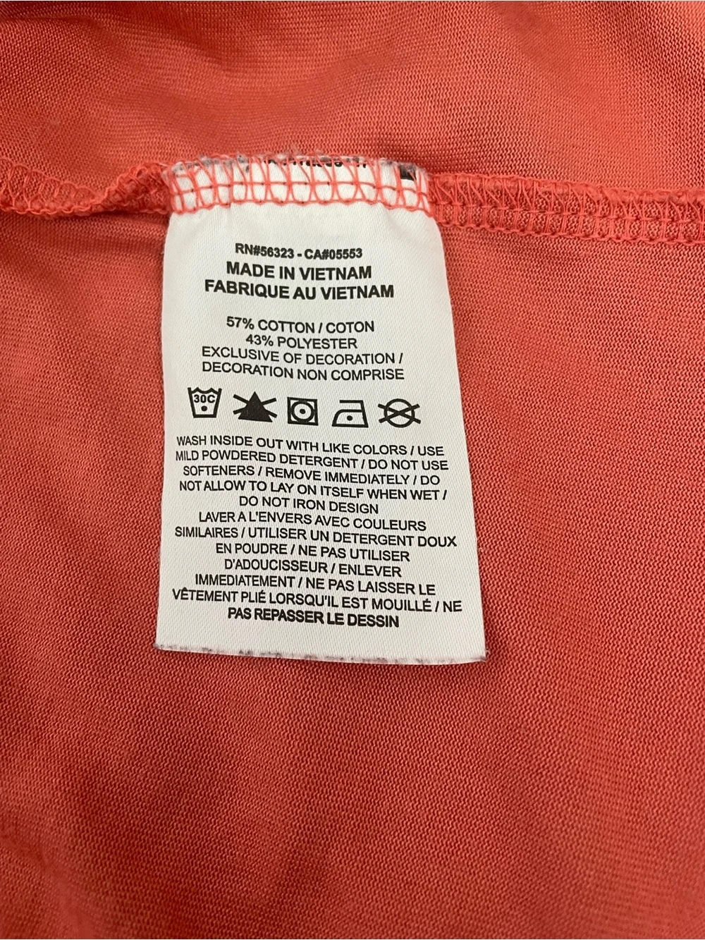 Nike Coral-Red Sleeveless Tank with White Logo